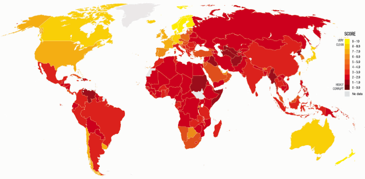 Índice de Percepción de la Corrupción de Transparency International revela un 2011 marcado por crisis de gobernabilidad