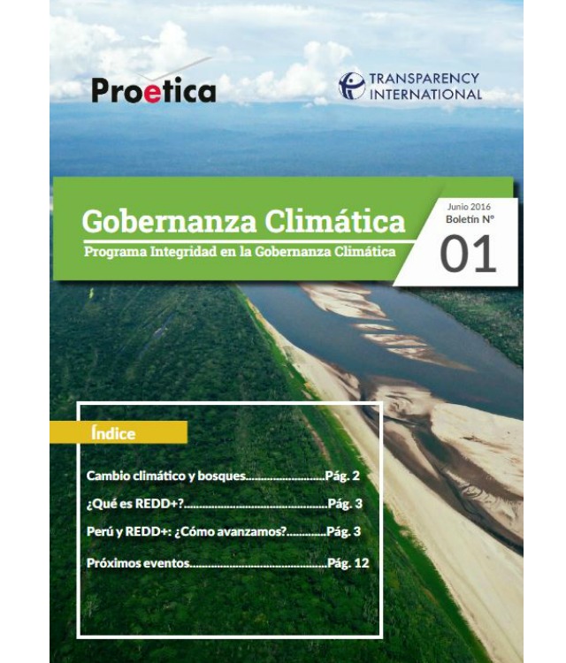 Boletín Gobernanza Climática N° 1