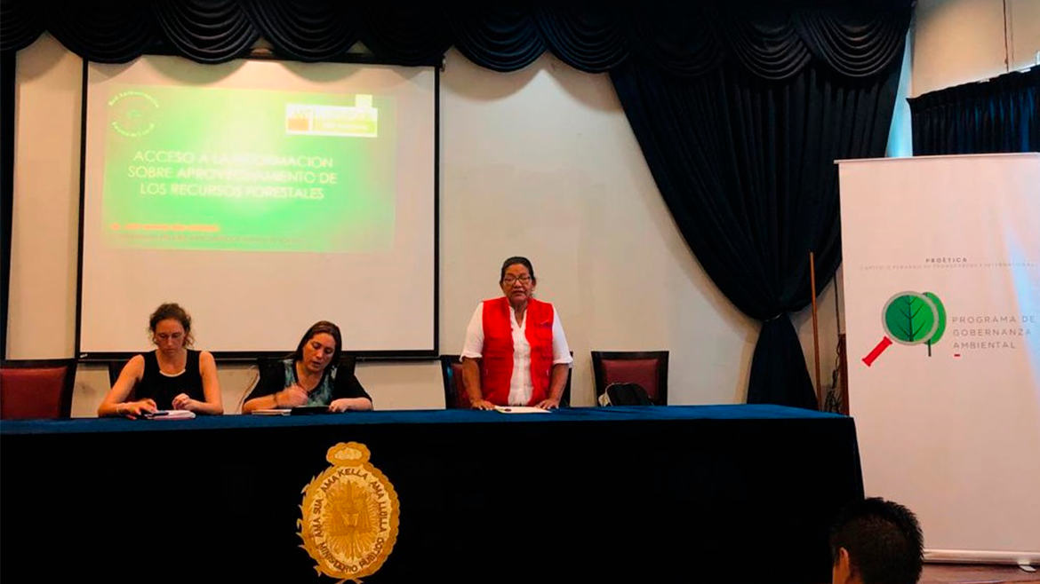 Red Anticorrupción Forestal Ucayali realizó conferencia de prensa sobre tala ilegal y deforestación