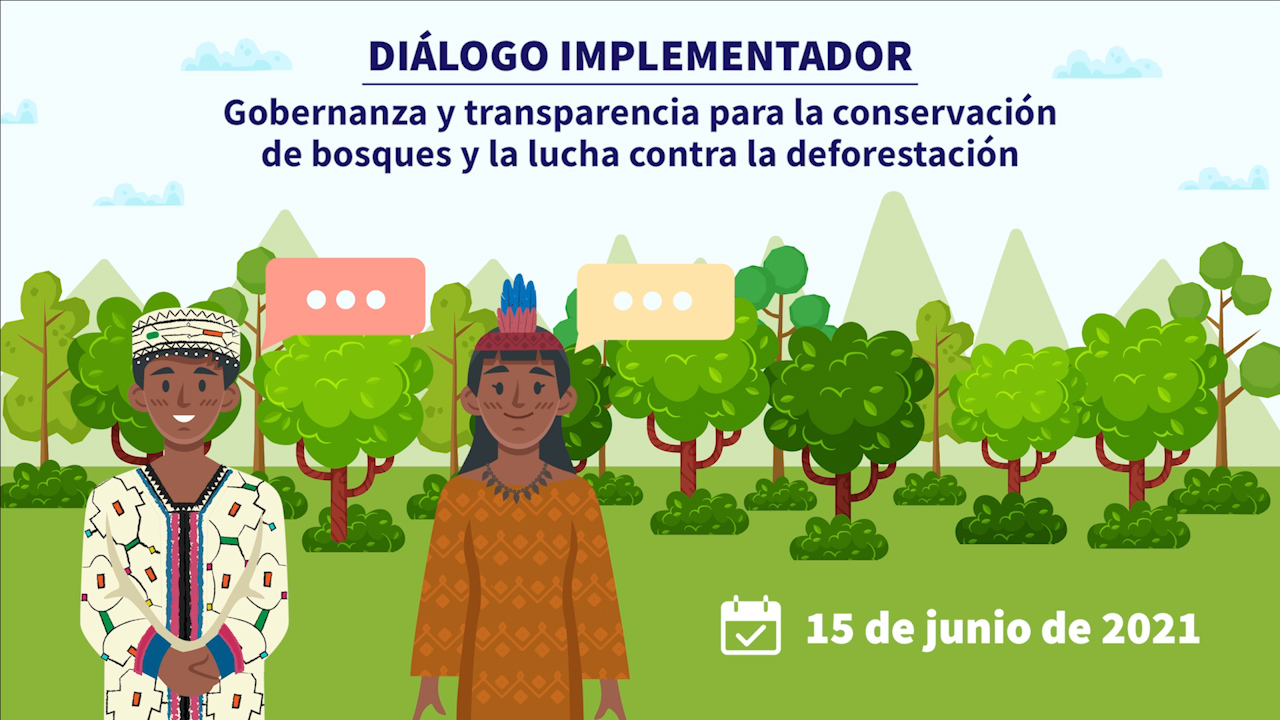 Diálogo Implementador “Gobernanza y Transparencia para la Conservación de Bosques y la Lucha Contra la Deforestación”